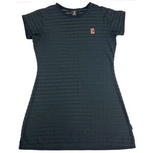 Vintage Nike Challenge Court Tennis Alpha Project Dress Black Womens Large 12-14